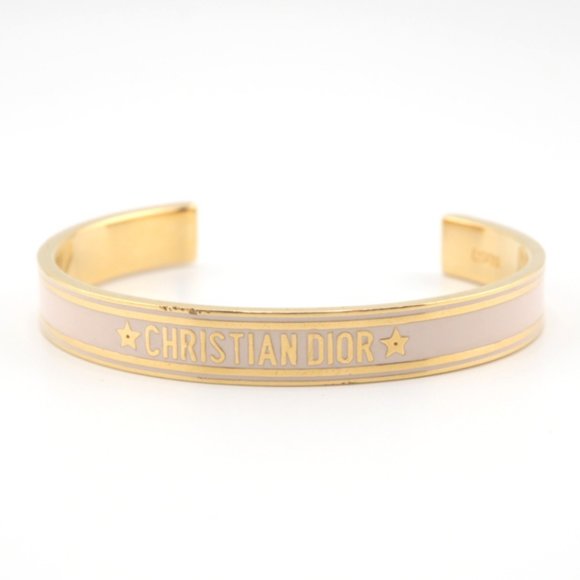 CHRISTIAN DIOR Jewelry - Christian Dior Dior/Dior code bangle white ladies